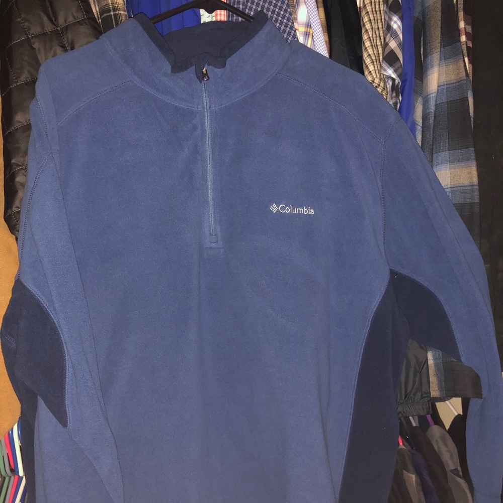 1/4 zip Columbia fleece